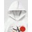 Mens Chinese Style Crane Landscape Print Long Sleeve Hoodies Winter